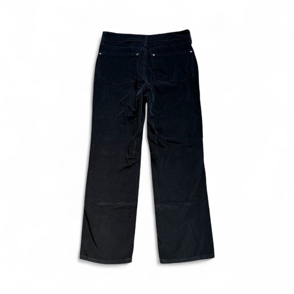 NYDJ Corduroy Straight Leg Jeans Black Size 8P - Picture 3 of 4